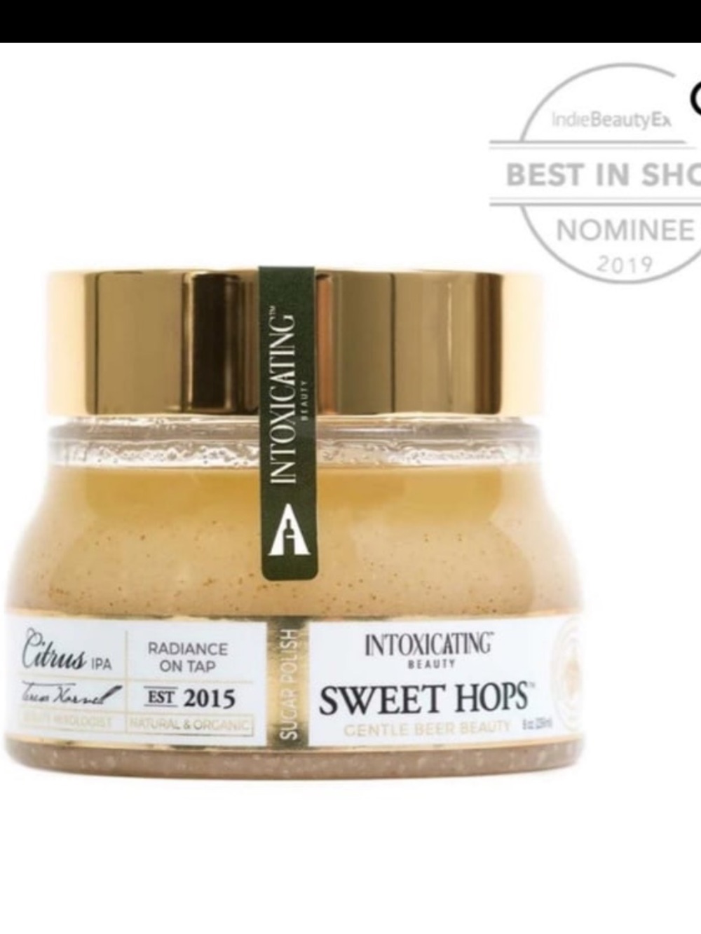 INTOXICATING BEAUTY Sweet Hops Radiance Tap Body Scrub New! Retail $40 Must Try